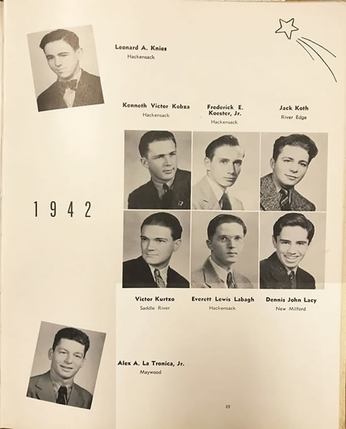 1942 Yearbook Page